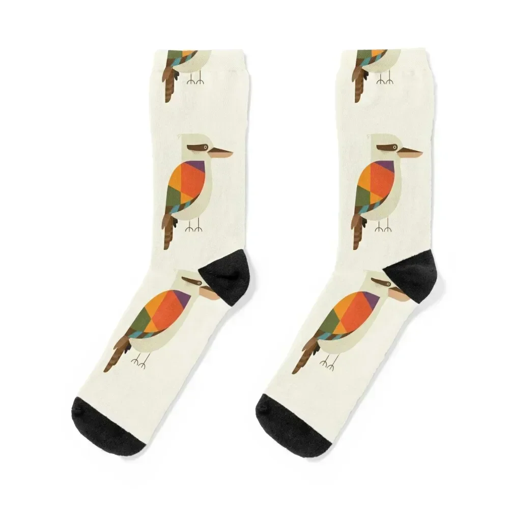 Laughing Kookaburra Socks moving stockings christmas gift winter gifts Ladies Socks Men's