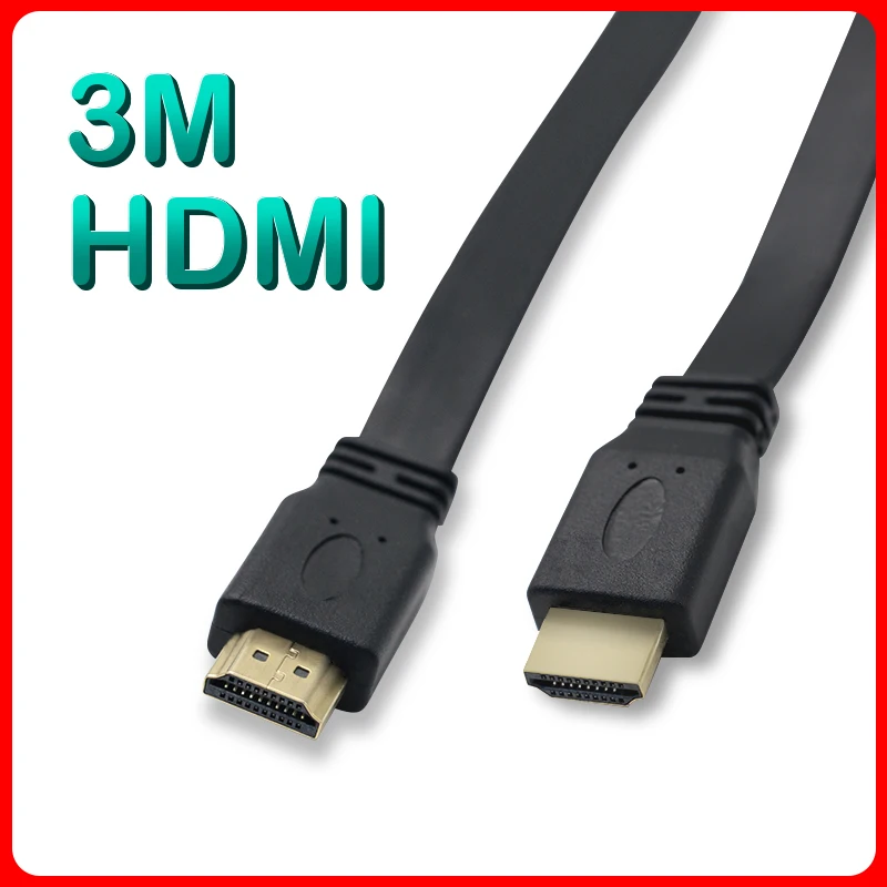 

Новый HDMI-совместимый кабель 1920*1080P 5 Гбит/с Ultra HD для Pandora box Xbox PS5 PS4 ноутбуков HDMI-совместимый кабель Шнур 1,5 м 3 м