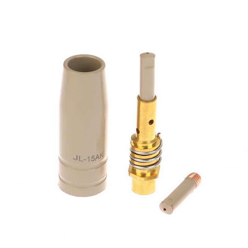 3Pcs/Set 0.8/1.0/1.2mm MIG Torch Gas Nozzle Tip Holder Of 15AK MIG MAG Welding Torch New Coating Protection Nozzle