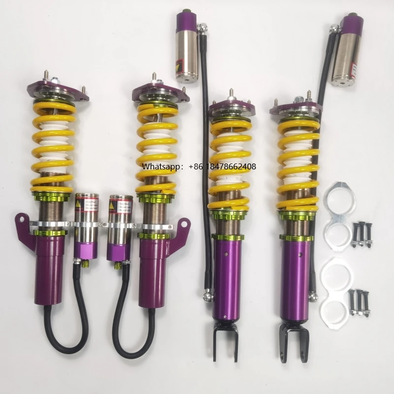 

Adjustable Front & Rear 4 AWD System Shock Absorbers External Nitrogen Storage Tank for 991.1 WP0AA2A99ES106937