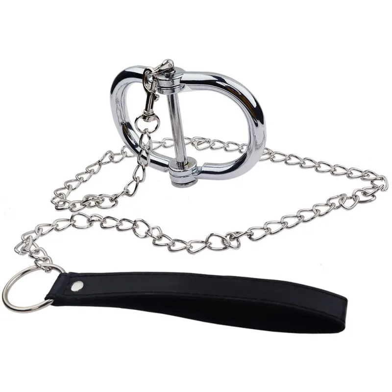 Manyjoy Metal Steel Bondage Cuffs Collar Handcuff Ankle Wrist Cuff Shackl Slave Sex Restraint Necklace Sex Toys for Couple 18+ view 6