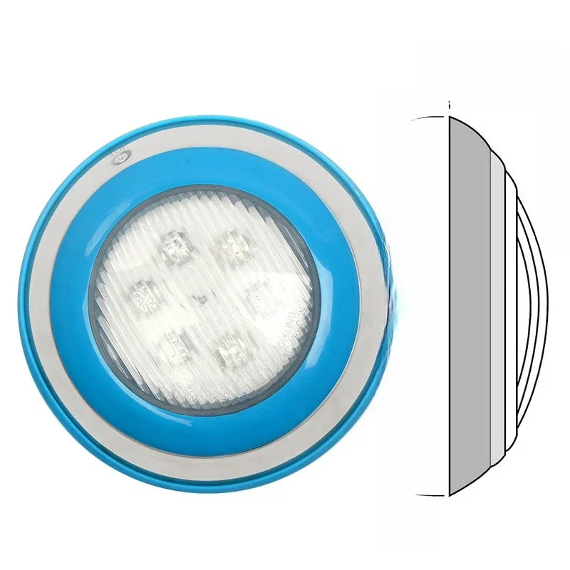 

New LED swimming pool wall lamp, wall-mounted colorful underwater lamp, swimming pool fish pond underwater spotlight