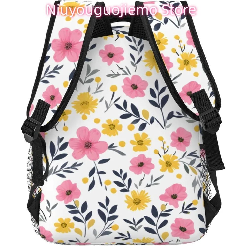 Sommer bunte Blume leichter Laptop-Rucksack leichter Mehrzweck-Reise-Casual-Tagesrucksack Unisex College-Rucksäcke für M
