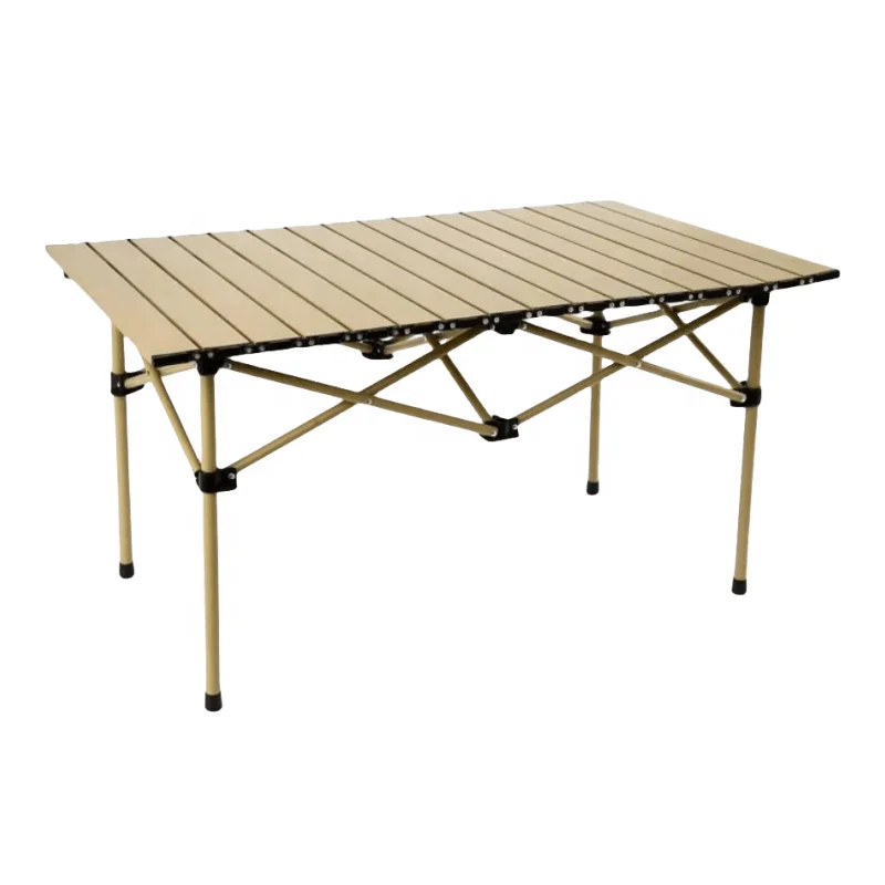 Folding Portable Table and Chairs Camping Picnic Egg Roll Table Set Multifunctional Table and Chairs