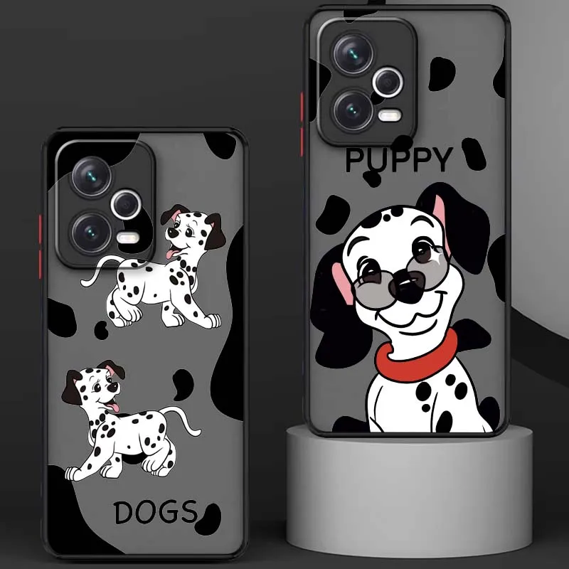 

101 Spotted Dog Disney Cute Phone Case For Xiaomi Redmi Note 14 13R 13 12 12S 11 12T 11S 11T 10 Pro Plus Frosted Translucent
