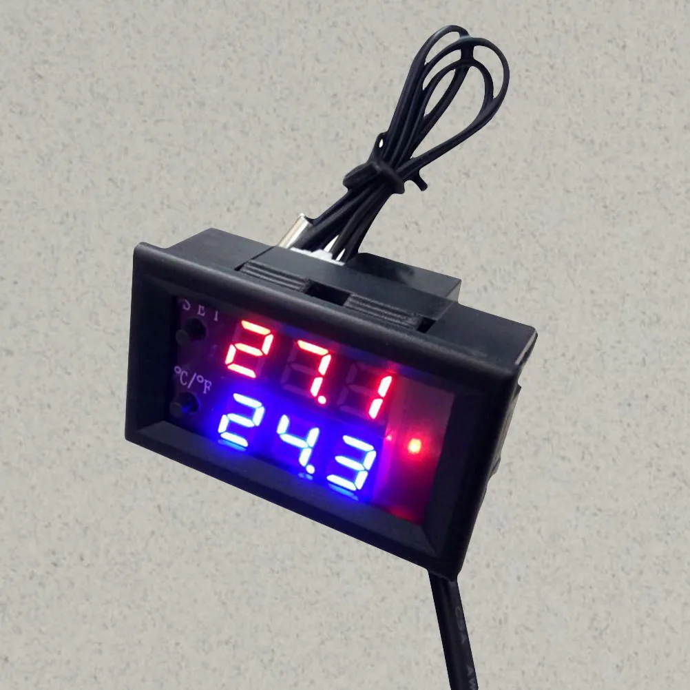 

12V LCD Display Precision Programmable Thermostat Temperature Controller for Home wiht Large Display