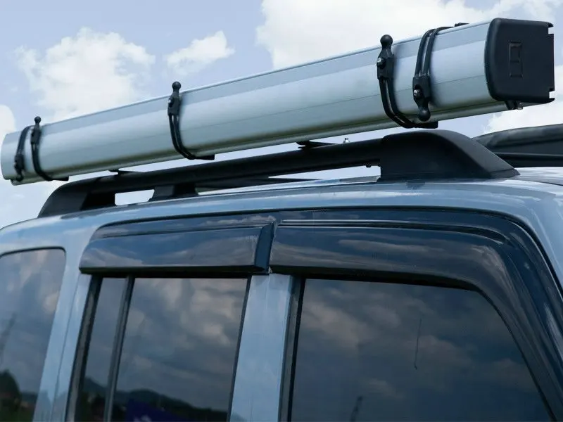 Outdoor Camping 4x4 Off-road Retractable Awning Aluminium Shell Car Roof Side Awning Canopy Tent