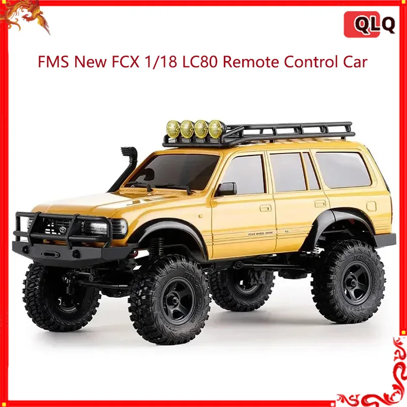 

Fms 1/18 Lc80 Cruiser Off-road Four-wheel Drive Rc Climbing Vehicle All-new Fcx Remote Control Electric Simulation Car Model