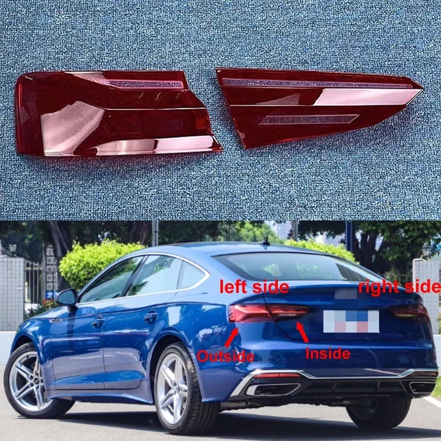 

Для Audi A5 2021 2022 2023, задний фонарь, крышка заднего фонаря, указатель поворота, маска из плексигласа, замена оригинального абажура