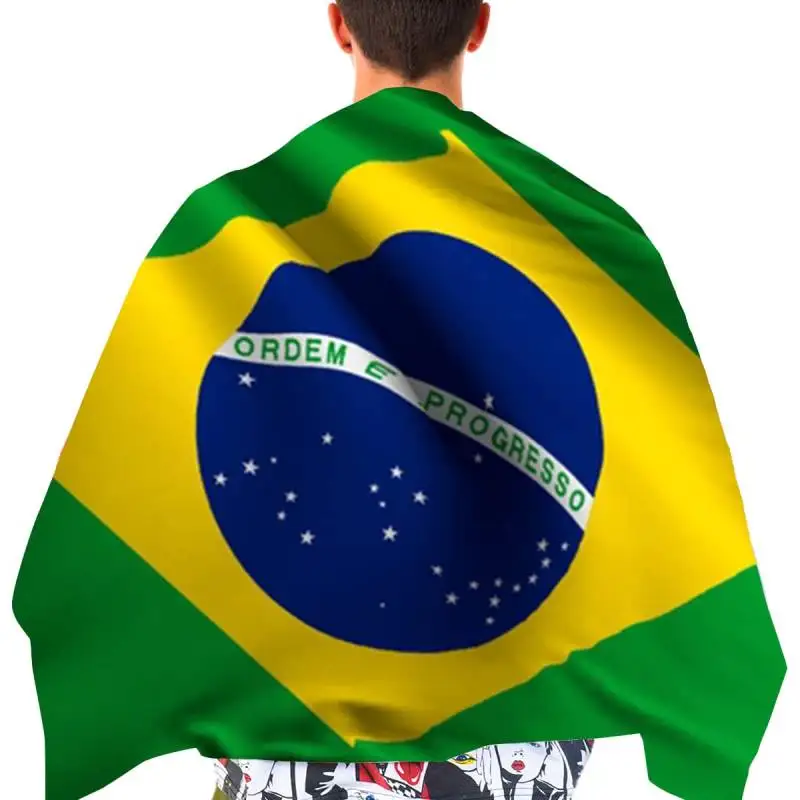 Football banners Home decoration High Quality Outdoor No Flagpole Brazil flag Indoor