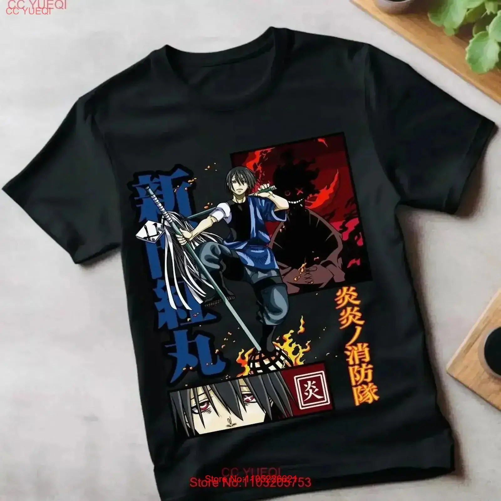 

Новый топ Benimaru Shinmon рубашка Fire Force Maki аниме Shinra vintage Washed homme универсальная удобная дышащая растянутая рубашка