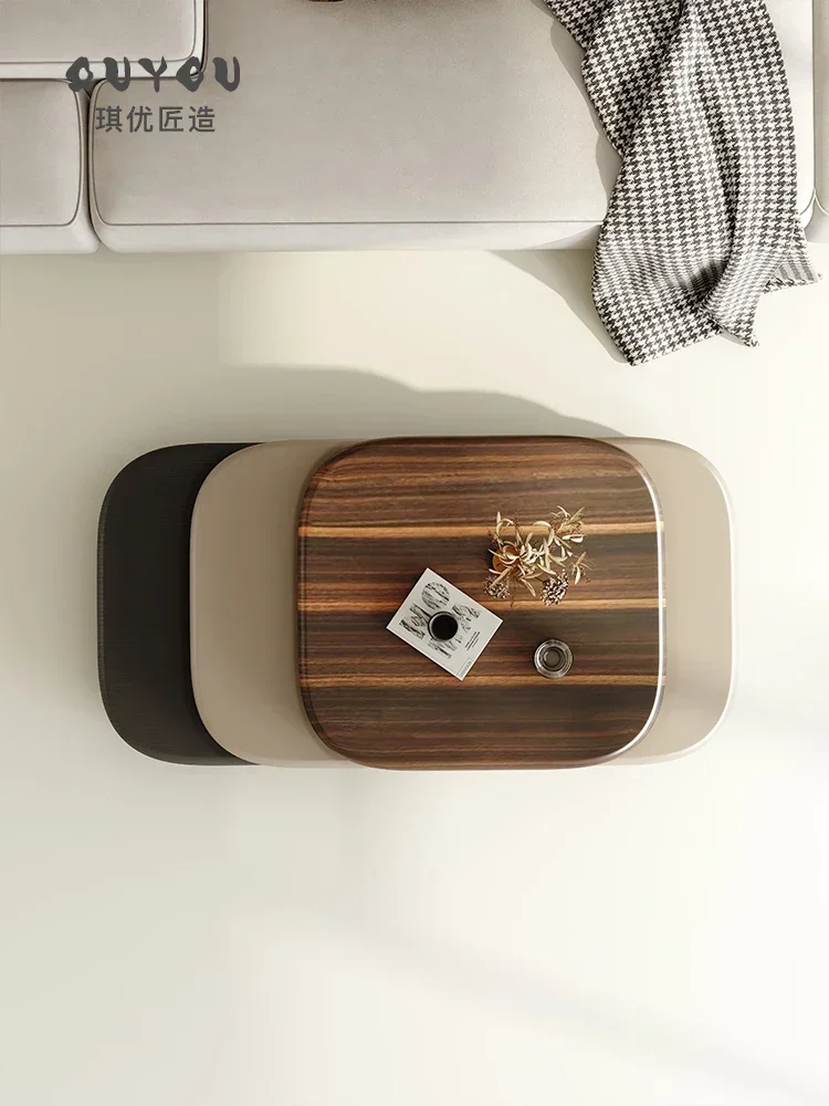 Rotating Coffee Table Creative Living Room Home Rectangular Veneer High Sense