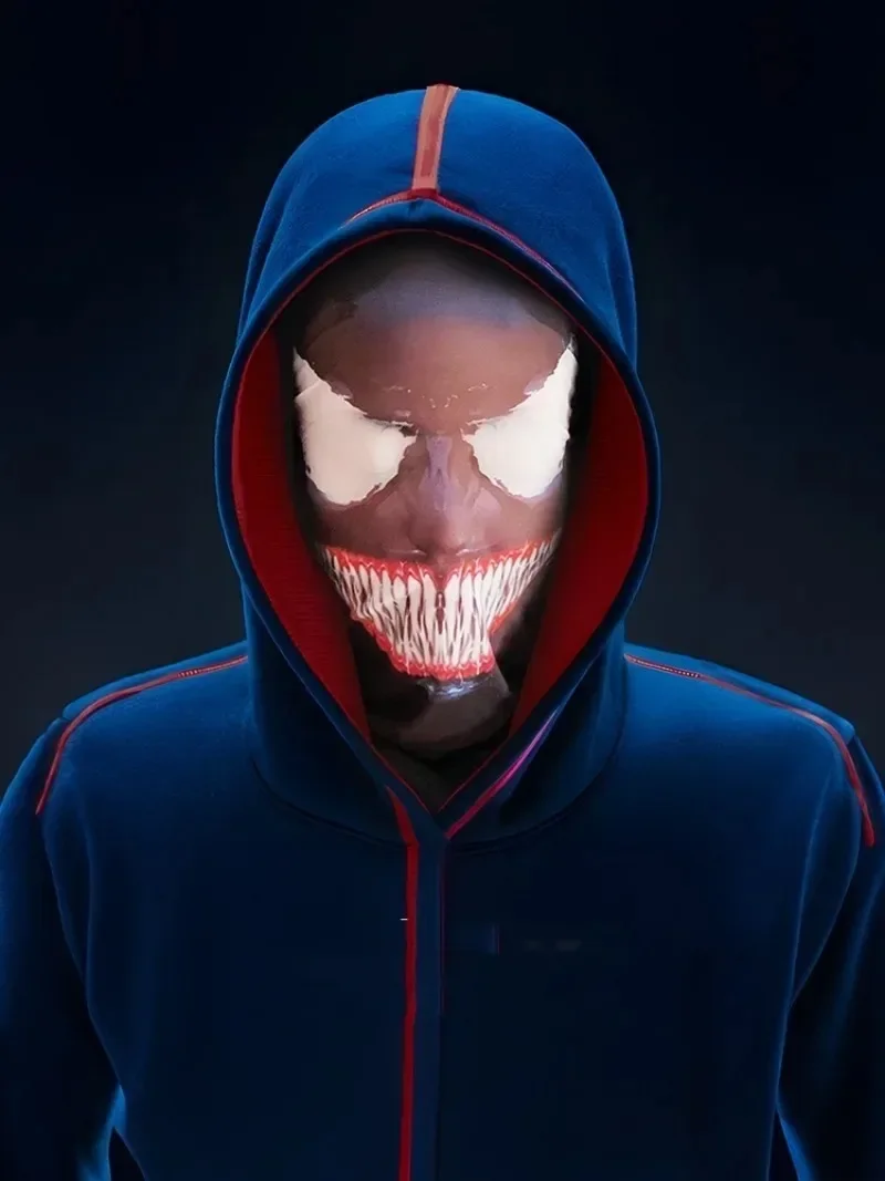 Masque intégral en maille élastique imprimé en 3D pour hommes et femmes, vêtements de sauna cosplay, cagoule tendance hip hop, chapeau à capuche, équipement de sauna amusant, nouveau