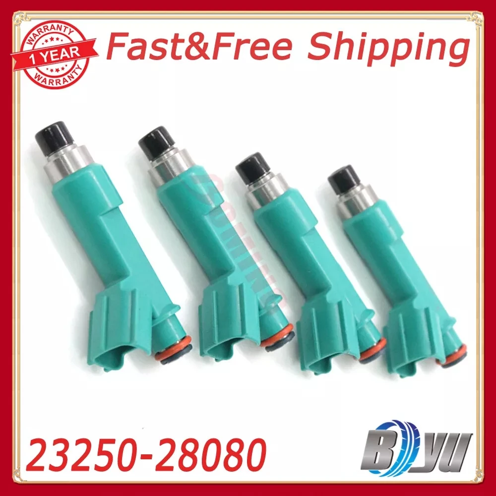 

4pcs Fuel Injectors 23209-28080 For Toyota Scion Camry RAV4 Corolla New