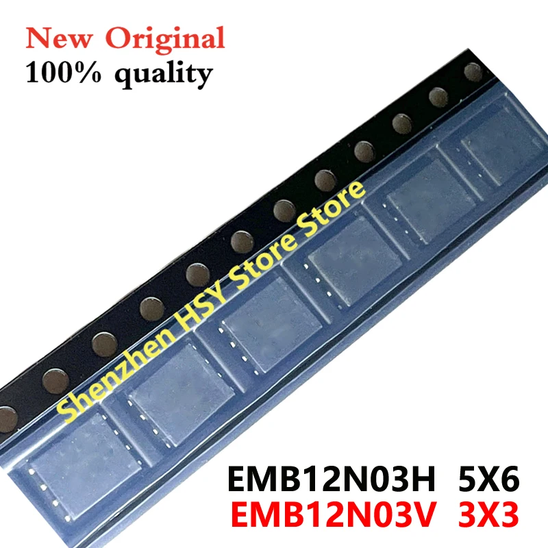 (5piece) 100% New EMB12N03H EMB12N03V EMB12N03 B12N03 QFN-8