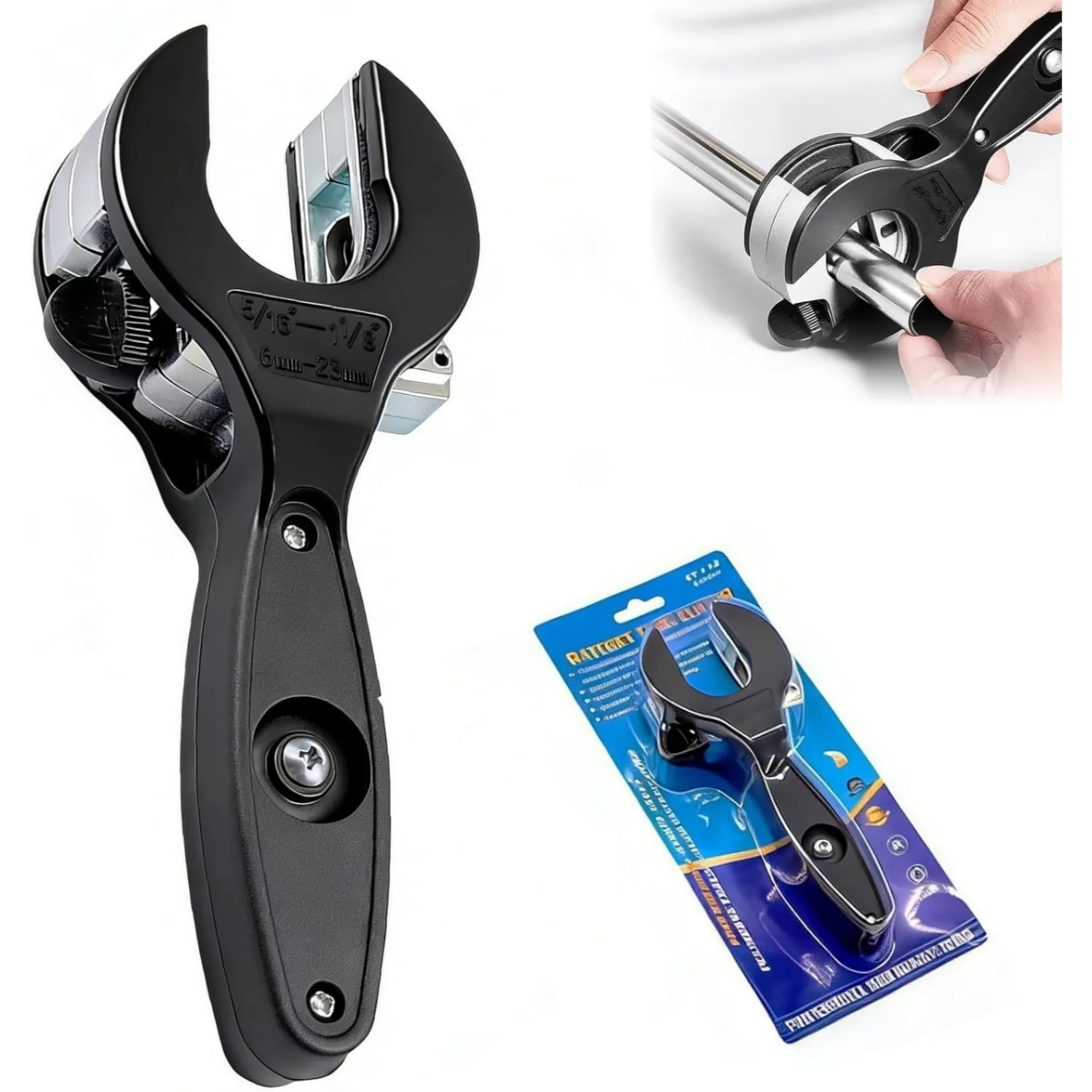 

Ratcheting Tubing Cutter Copper Pipe Cutter 2 in 1 Close Quarter Tube Compact Cutter for Narrow Space Ratcheting Cutter Plumbing