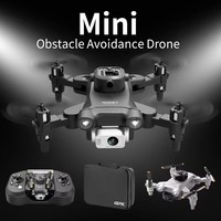 V30 New Mini Drone 4K 1080P HD Camera Drones WiFi Fpv Five Sided Obstacle Avoidance Foldable Quadcopter RC Helicopter Dron Toys