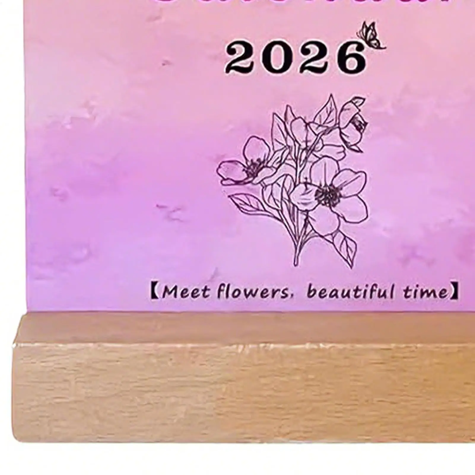 

2026 Calendar Flower Monthly Weekly Planner Small 2026 Calendar Desk Decor For Appointment Agenda Planning Home Office Supplies
