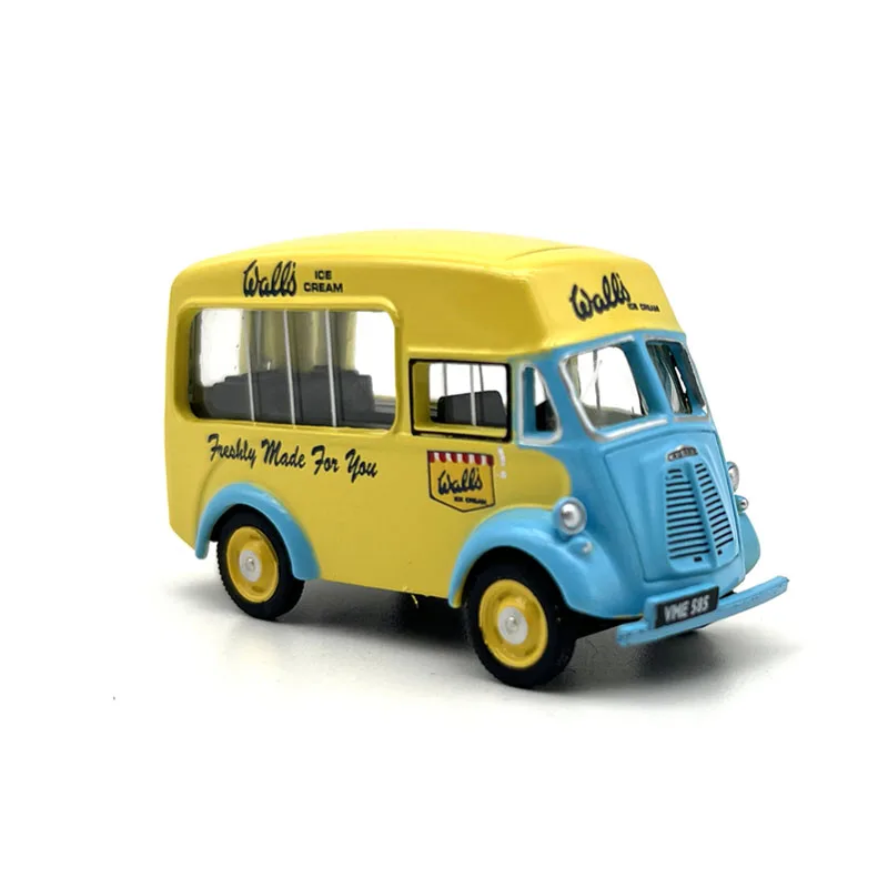 

Diecast Alloy 1:76 Scale Sand Table Morris-J Ice Cream Cart Model Adult Classic Collection Toy Display Ornament Gift Souvenir