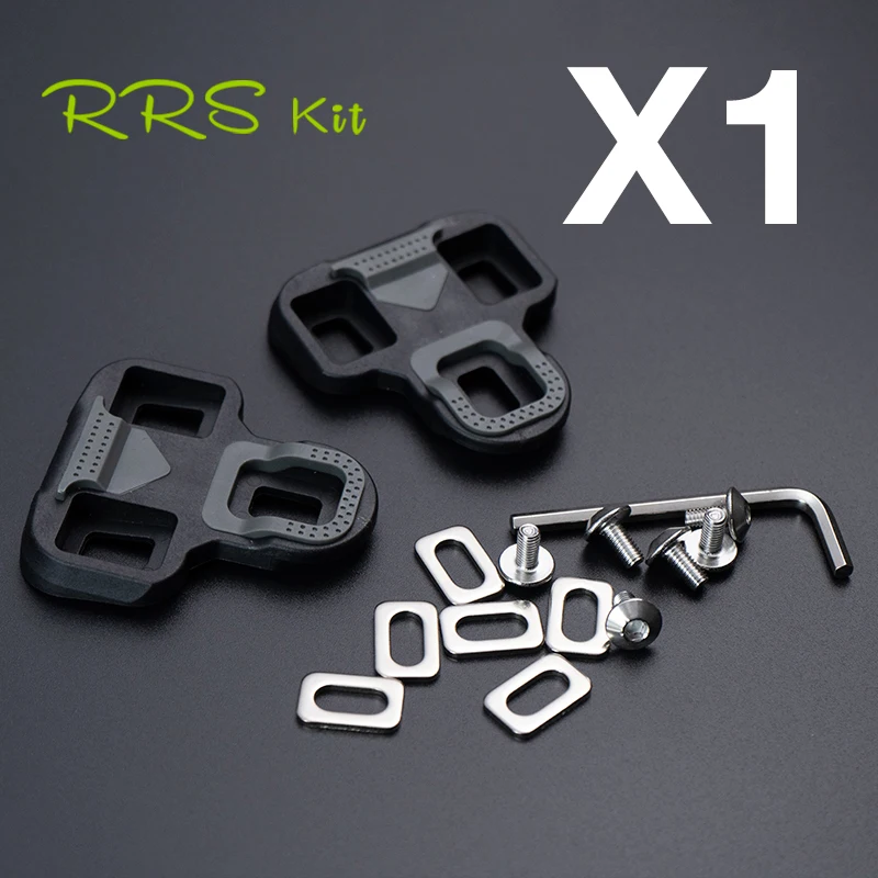 Rrskit Road Bicycle Pedal Cleats 6x Washers M5 Screws  Wrench For Keo Cleat Repair M5 Screw Gasket No-slip Accessory