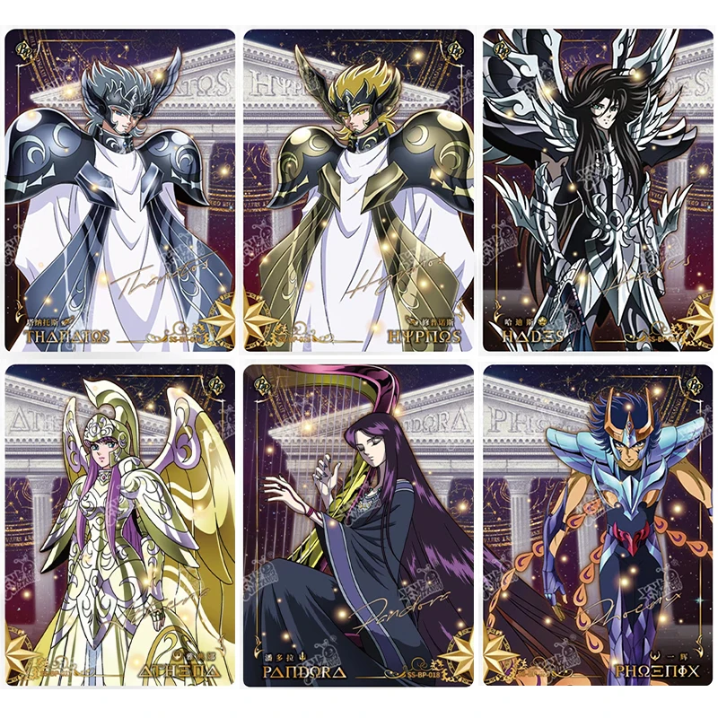 

KAYOU Genuine Saint Seiya Card Athena Hades Seiya Thanatos BP Anime Rare Limited Character Collection Card Kids Gift Toys