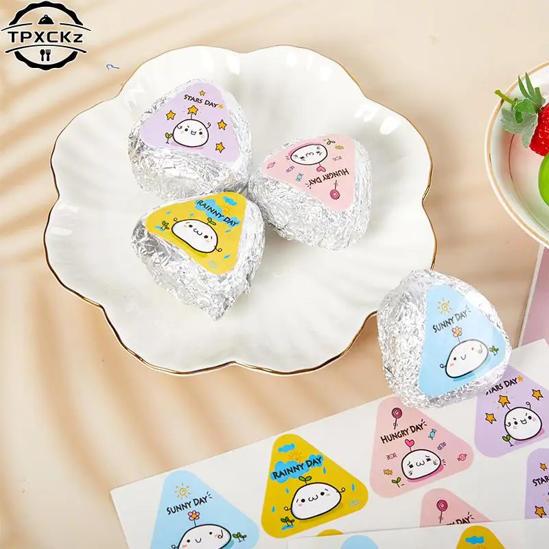 Triangle Rice Ball Packing Bag Stickers Nori Seaweed Onigiri Sushi Bag Stickers Sushi Making Mold Tools Bento Accessories