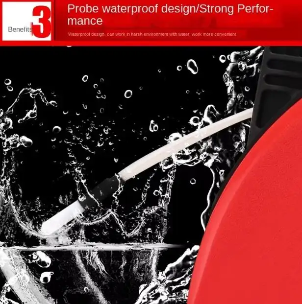 Wireless Pipeline Clog Detector Wall PVC Conduit Blockage Locator Electrician Threading Pipe Positioning Measuring Instrument