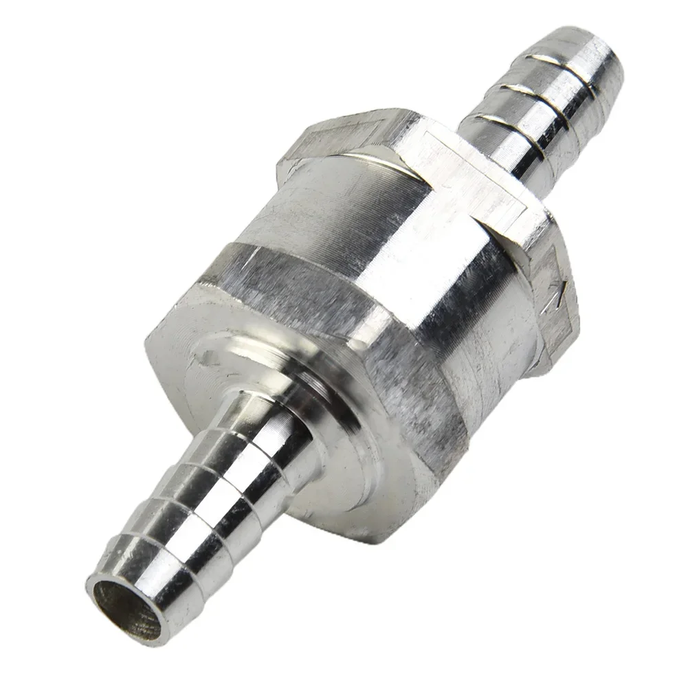 Aluminum Check Valve Non Return Valve Single Way Inline 6/8/10/12mm Fuel Air Water Pipe Tube Hose For Carburetors Fuel-Systems