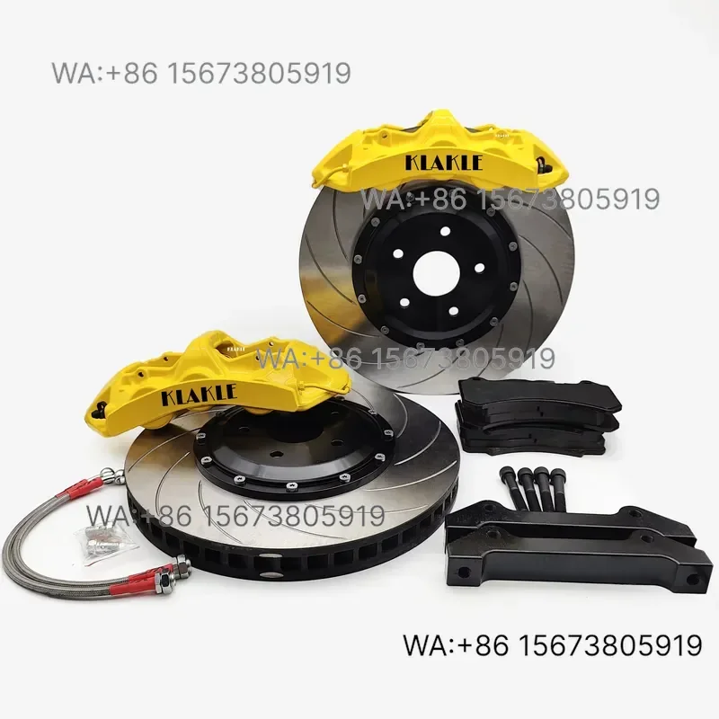 For  Wmwmnu  KLAKLE Racing Brake Big Brake Kit 6 Pot GT6 Rotor Disc 18 Inches Aviation Aluminum Alloy Retrofit Spare Parts