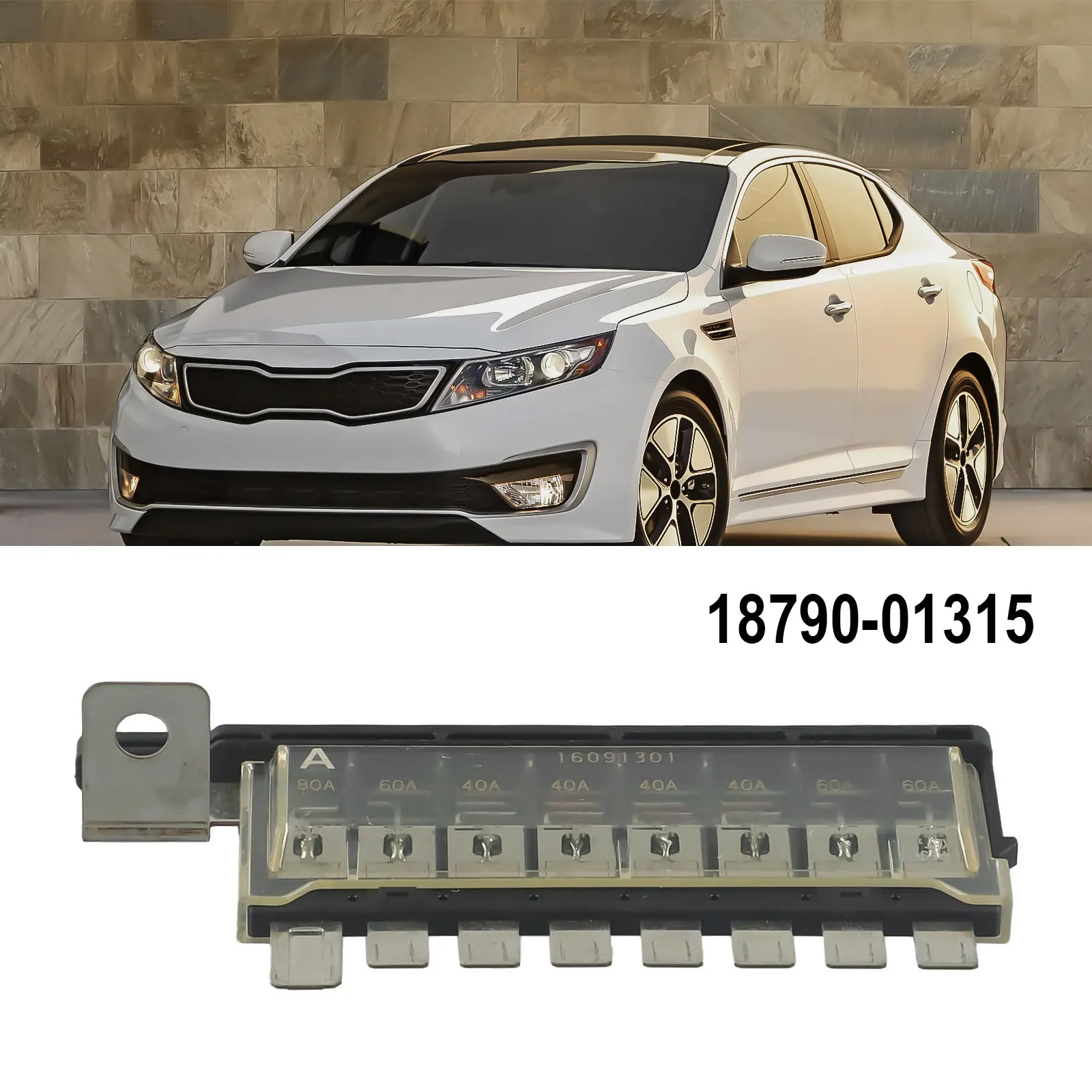 Multi Fuse Block Fuse Box 1879001315 for Hyundai For Elantra and For Sonata 2011 2016 Fits Optima 2 4L L4 DOHC Engine Models