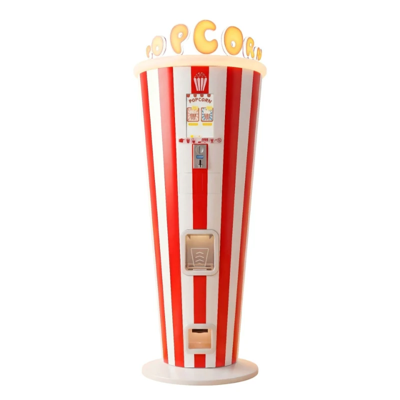 Self-service vending machines, circus popcorn machines
