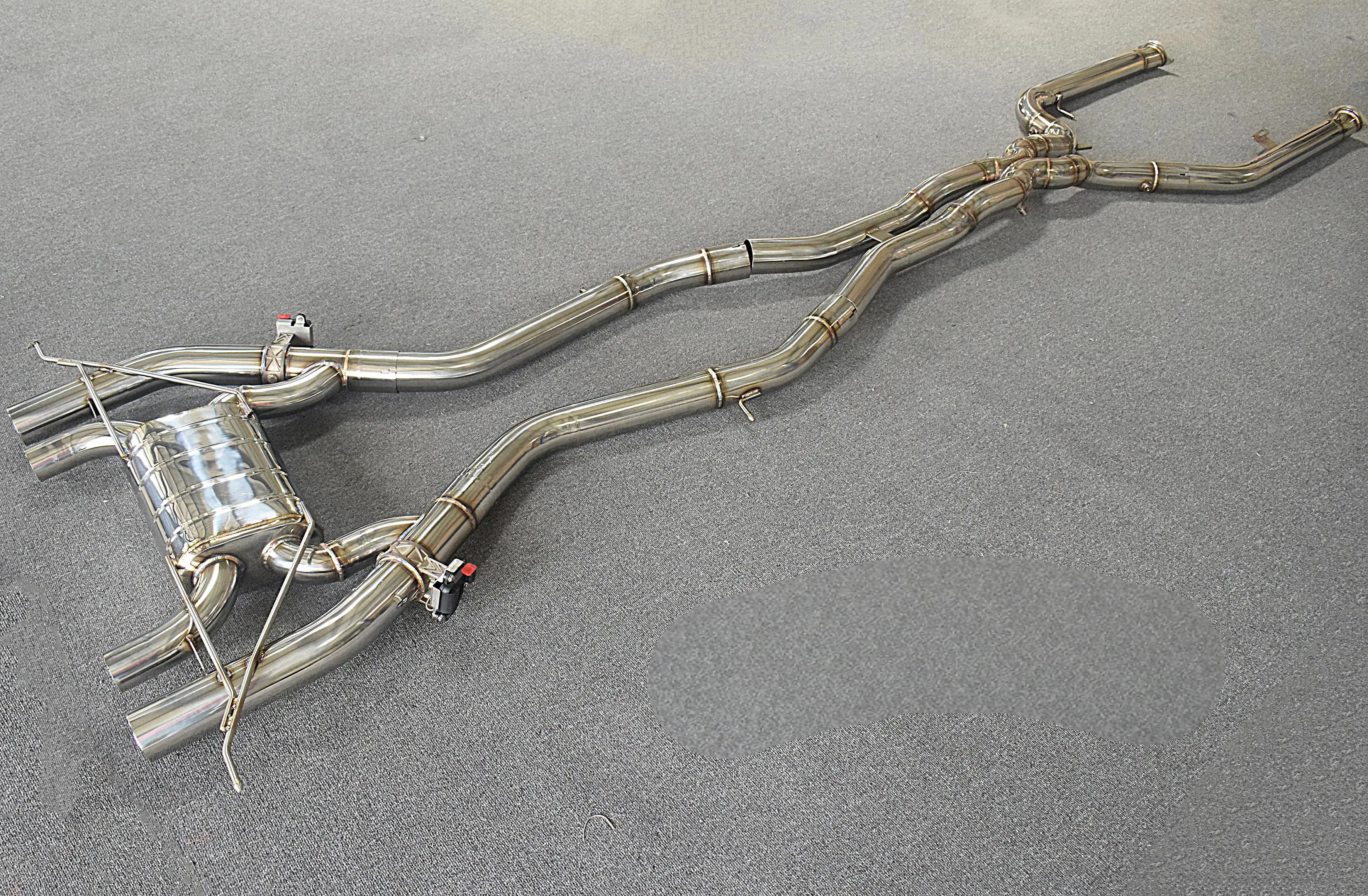 Custom Dual Midpipe Valved Sport Exhaust System for  M3/M4 G80/G82/G83 3.0T 2019-2023 Valved Exhaust for Optimal PerformanceCust