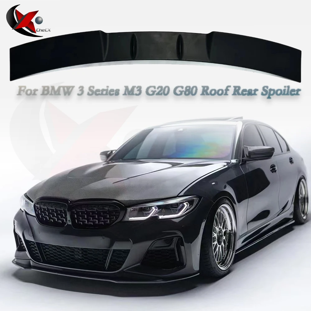 

For BMW 3 Series G20 G80 M3 320i 320i 2020-22 FRP Material Rear Window Spoiler VT Type Rear Roof Decorative Cover Appearance Kit