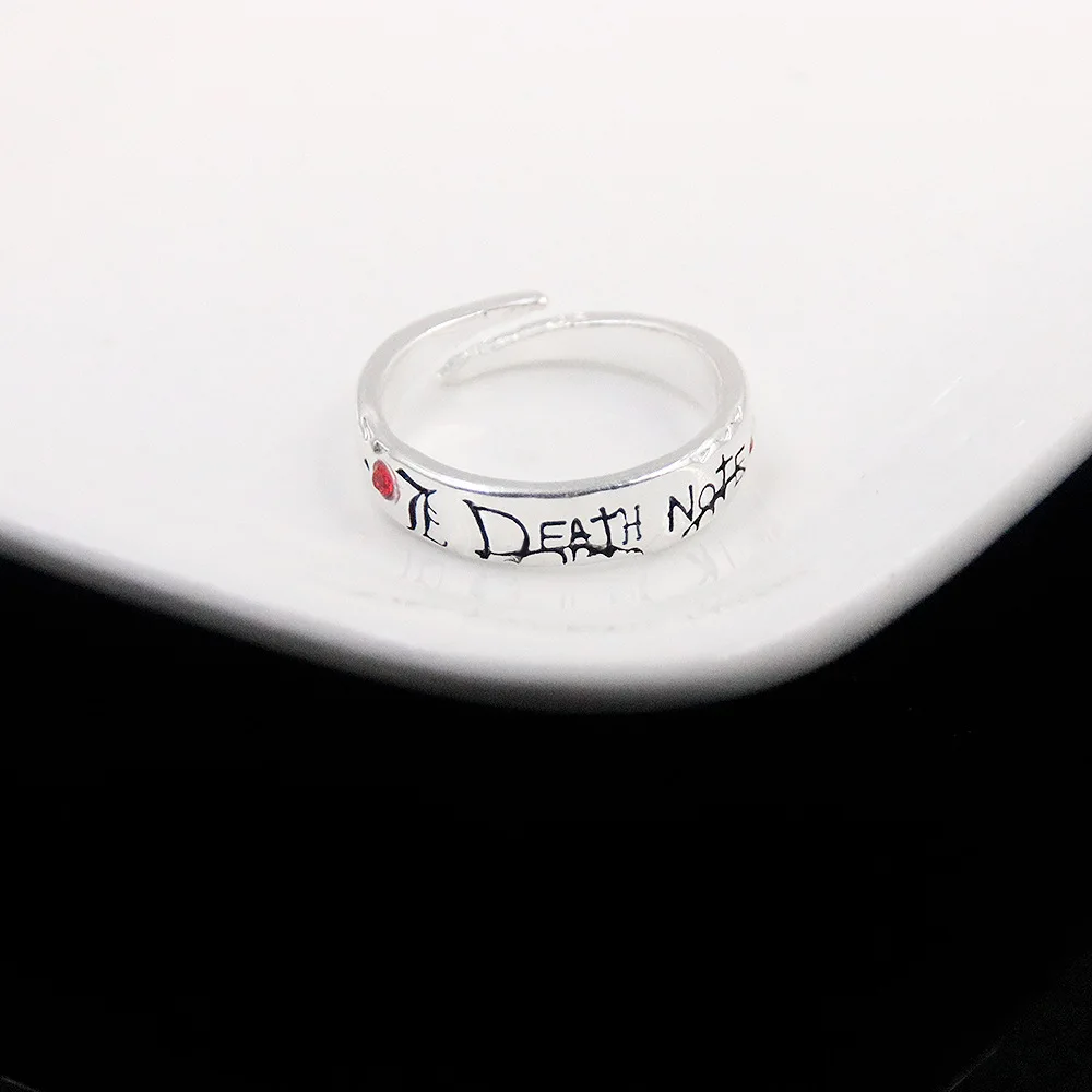 Brdwn Death Note Yagami Light Cosplay Zinc Alloy Sword Halloween Ring image 4