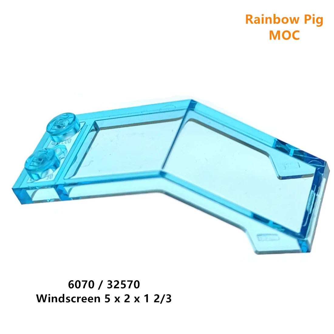 Rainbow Pig MOC Particles 6070 35270 Windscreen 5 x 2 x 1 2/3 High-tech Building Blocks Parts DIY Educational Tech Parts Toy