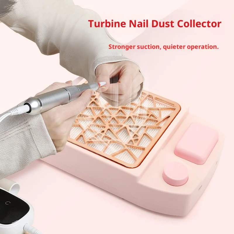 

Professional nail dust collector, nail care accessories, USB plug for nail art, pedicures, home use or care - no battery require