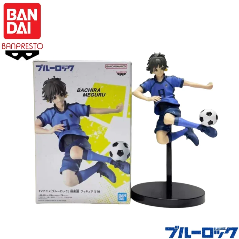 在庫-100-オリジナルバンダイバンプレストブルーロック-bachira-meguru-アニメキャラクターガレージモデルおもちゃ像グッズ装飾品