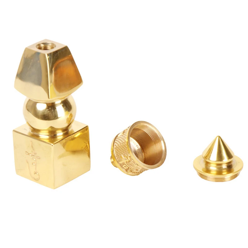 Buddhist Feng Shui Brass Five Element Pagoda-amulet Can Be Equipped With Tibetan Treasures Pagoda Heaven And Earth
