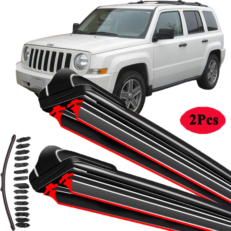 

For JEEP PATRIOT MK74 2007-2017 Car Windshield Wiper Blade Front Windscreen Washer Accessories Window Cleaning Replacement Parts