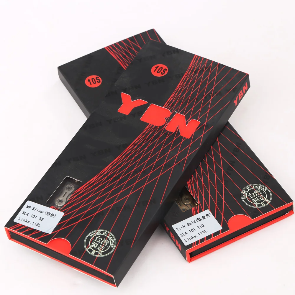 

YBN-SLA101-Ti 10 Speed Bike Chain, Titanium Alloy 116 Link