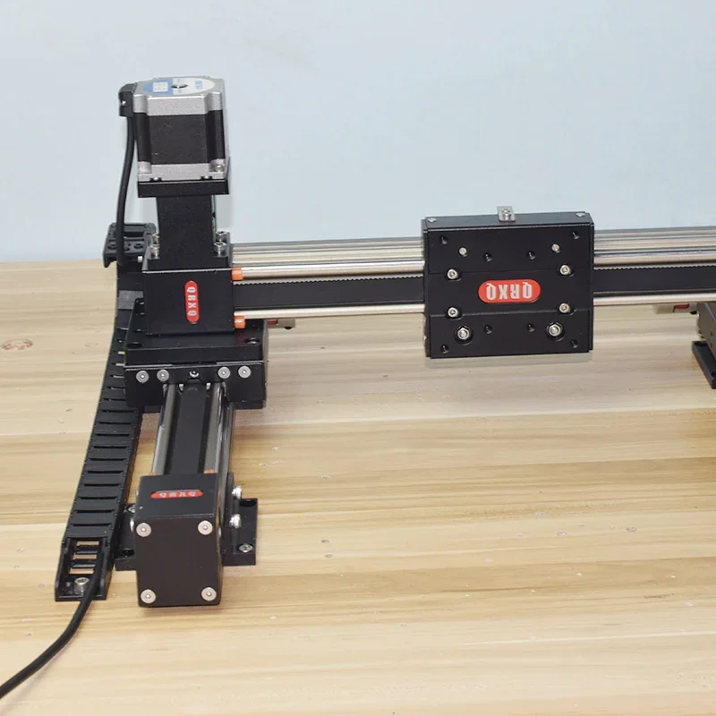 Sistem Rel Gerak Linear Bertenaga Sabuk Kecepatan Tinggi RXP-45, Slider Ringan, Aktuator Linear Stage