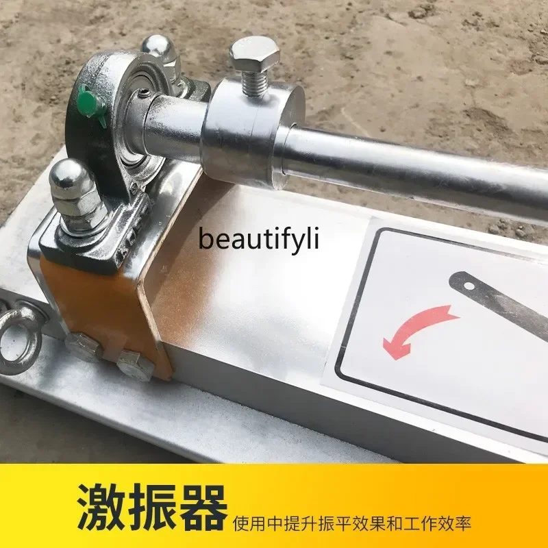 AY ไม้บรรทัดสั่นซุปเปอร์คอนกรีต ไม้บรรทัดสั่นขนาดใหญ่ เครื่องปรับระดับเบนซิน ถนนซีเมนต์ ไม้บรรทัดสั่นสะเทือน