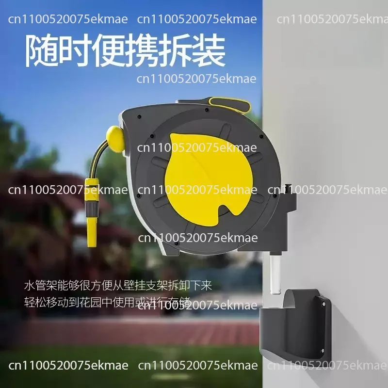 Automatic Retractable Garden Hose for Watering Plants – for Domestic Use