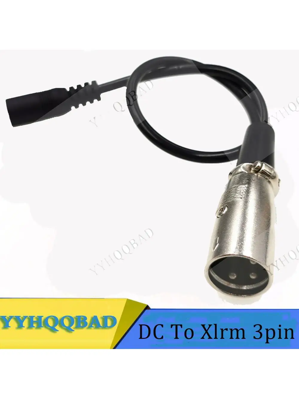 AliExpress NONE DC to Xlrm 3pin Connector Cable for DC5.5MM Charger 1PCS