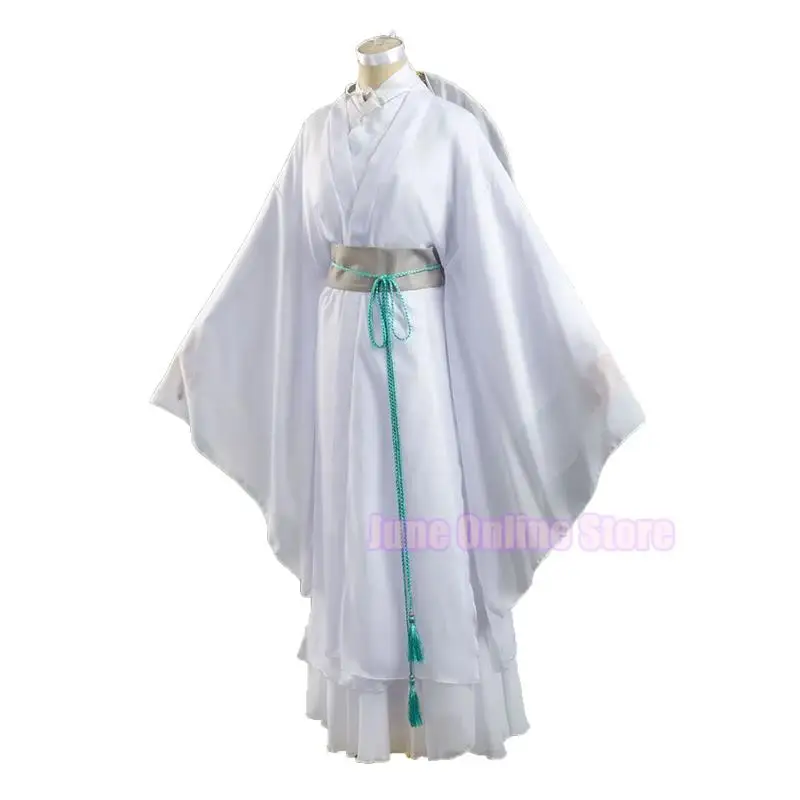 Disfraz de Cosplay de Anime Xie Lian Tian Guan Ci Fu Xielian, disfraces de Cosplay, pelucas superiores, accesorios para hombres y mujeres, ropa blanca de Halloween Han Fu