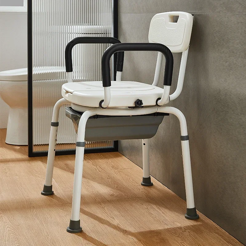 

Rotatable Non-Slip Elderly Bathroom Dual-Purpose Commode Chair Shower Chairs for Pregnant Women Bathing Aids Bath Chair