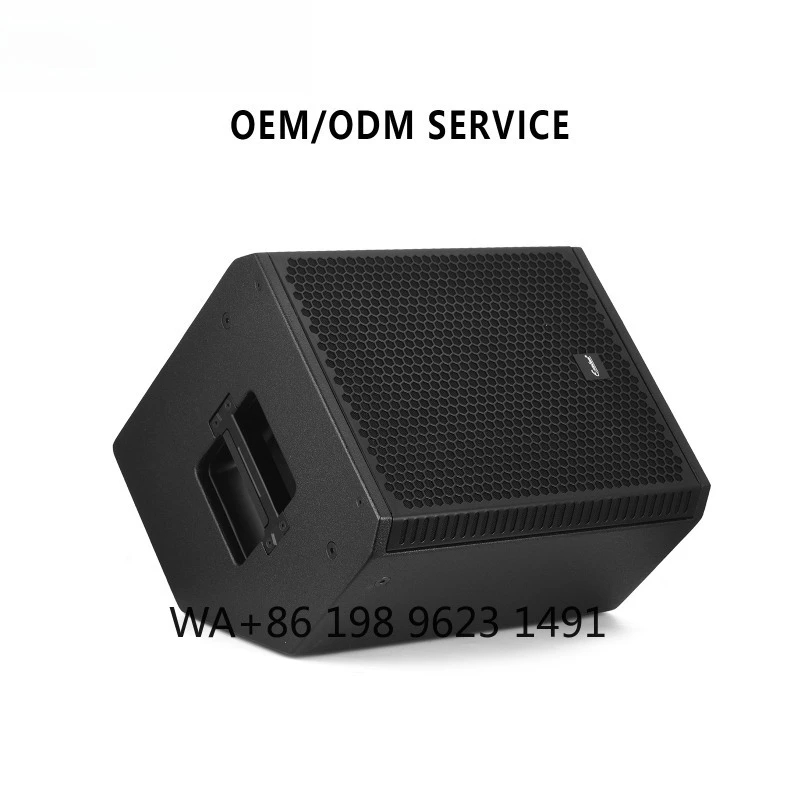 12 Inch DSP Active Coaxial Woofer 4Ohm Wooden Speaker 400W for Stage Studio Band DJ Performance