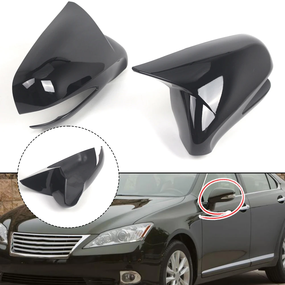 Gloss Black Car Wing Side Rearview Mirror Cover Cap For Lexus RX270 RX350 RX450 2009-2014 Car Exterior Accessories