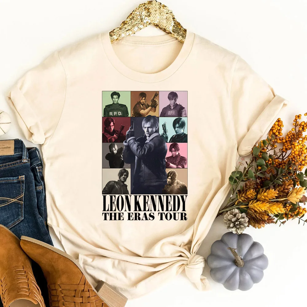 Leon Kennedy t shirt female ko - Women'S Fashion In The 80S review and price
