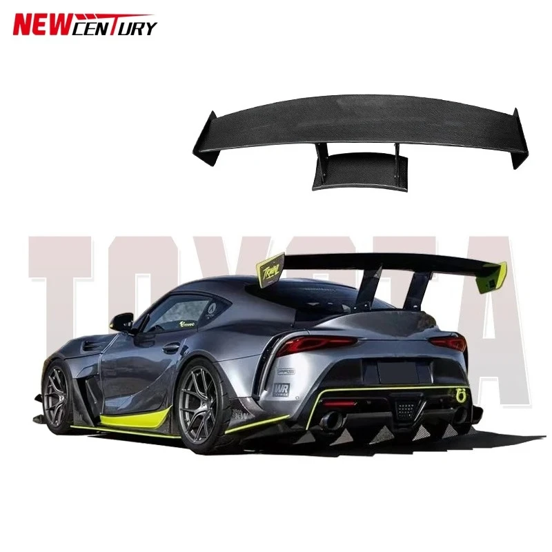 

Suitable for the 2018-2023 SUPRA A90 A91 with Fixed Split Carbon Fiber Large Tail Assembled Fixed Wing